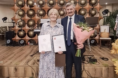 Jubiliejaus proga pasveikinta Raseinių garbės pilietė Ona Babonienė