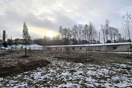 Raseiniuose – naujas žaliasis plotas prie Stonų ir Garažų gatvių
