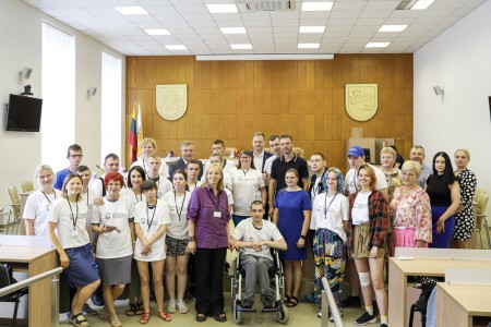 Tarptautinio projekto dalyvių susitikimas su Savivaldybės vadovais
