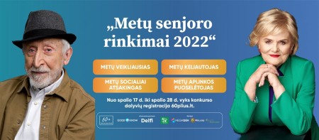 Senjorai kviečiami dalyvauti konkurse „Metų senjoras 2022“