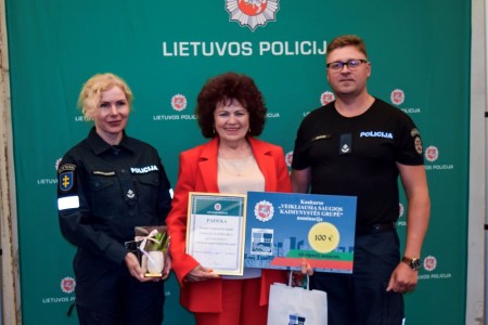 Berteškių bendruomenės saugios kaimynystės grupė – antra vieta šalies konkurse