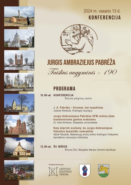 Konferencija „Jurgis Ambraziejus Pabrėža. Taislius augyminis - 190“ Šiluvos piligrimų centre