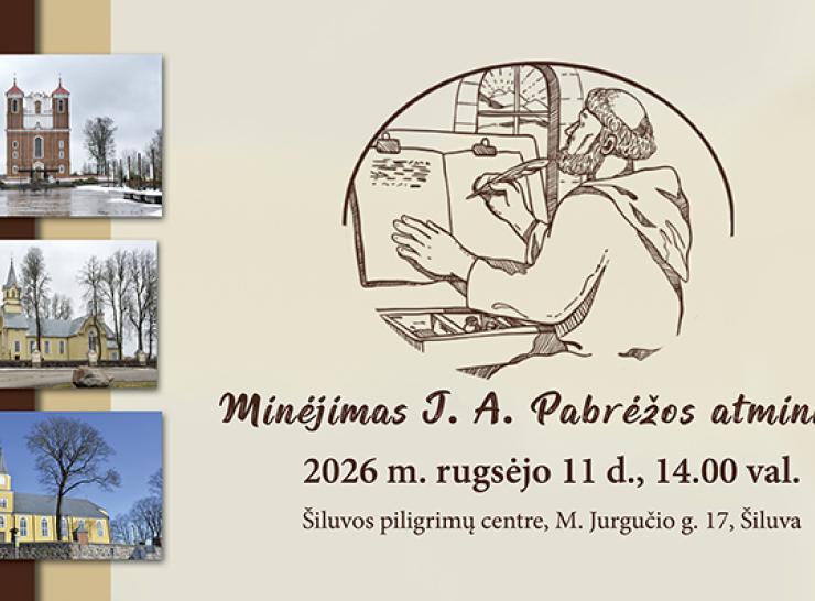 Kviečiame į Jurgio Ambraziejaus Pabrėžos atminimo renginį Šiluvoje