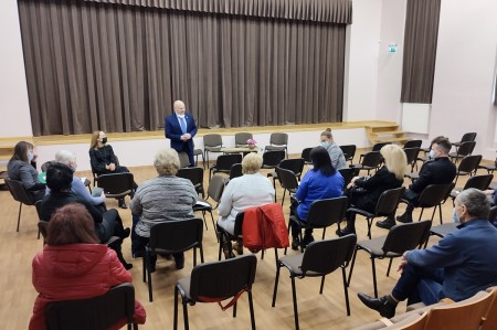 Pradėtas susitikimų ciklas su Raseinių rajono kultūros centro atstovais, kaimo bendruomenių pirmininkais ir seniūnais