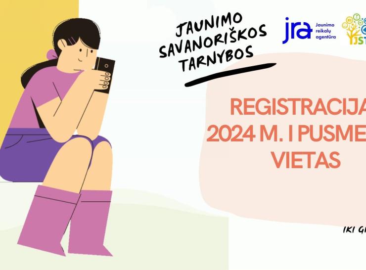 Skelbiama registracija į jaunimo savanorišką tarnybą
