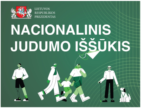 Vis dar galite prisijungti prie Prezidento inicijuoto Nacionalinio judumo iššūkio!