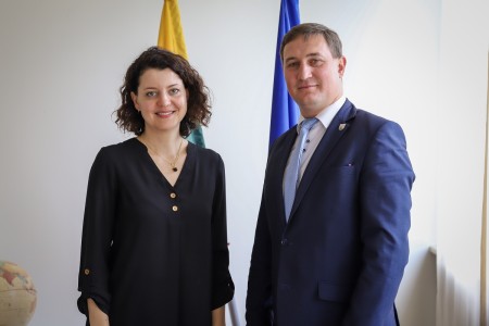 Meras Andrius Bautronis su ministre Monika Navickiene aptarė socialinės srities aktualijas