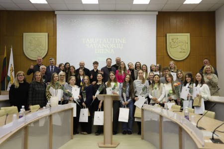 Iškilmingoje ceremonijoje pagerbti Raseinių krašto savanoriai