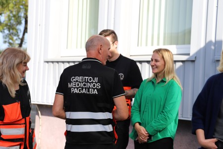 Ariogaloje atidaryta greitosios medicinos pagalbos pastotė