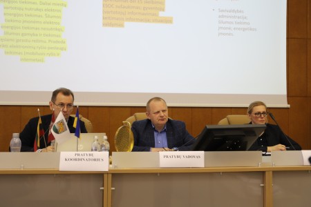 Raseinių rajono savivaldybėje vyko savivaldybės lygio civilinės saugos stalo pratybos