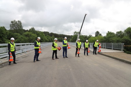 Ariogaloje atidarytas naujasis tiltas per Dubysą