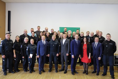 Policijos dienos proga – padėkos Raseinių rajono policijos pareigūnams