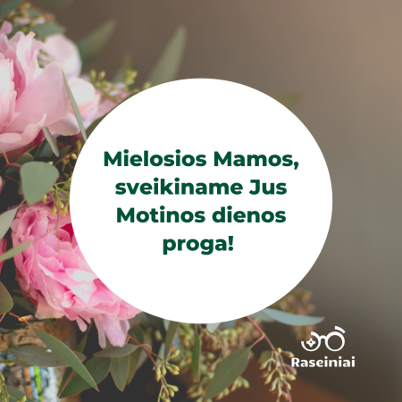 Sveikinimas Motinos dienos proga 