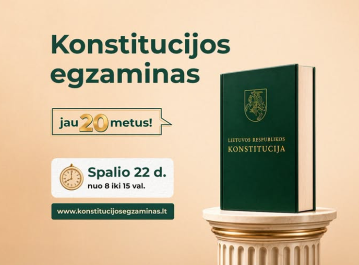 Konstitucijos egzaminas sugrįžta!