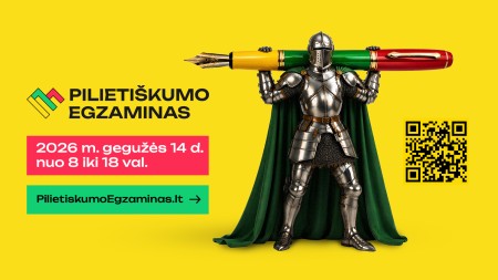 Kviečiame registruotis į Pilietiškumo egzaminą