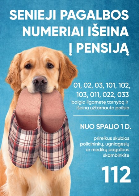 Lietuvoje liks tik vienas skubiosios pagalbos telefono ryšio numeris – 112