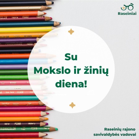 Sveikinimas Mokslo ir žinių dienos proga