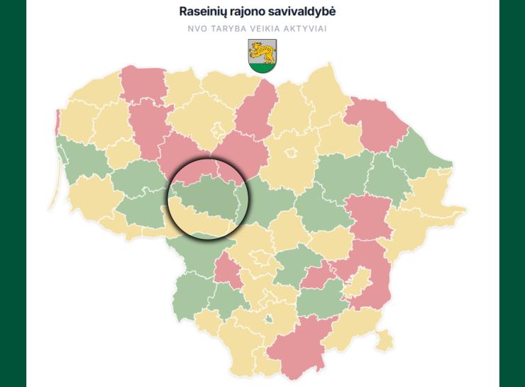 Raseinių rajono savivaldybės NVO taryba ir šiemet tarp aktyviausių Lietuvoje