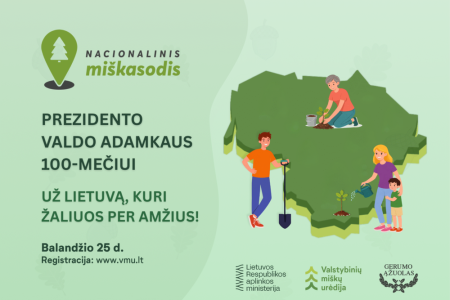 Kviečiame dalyvauti Nacionaliniame miškasodyje