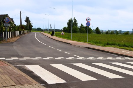 Informacija apie greičio ribojimą Žvyryno gatvėje
