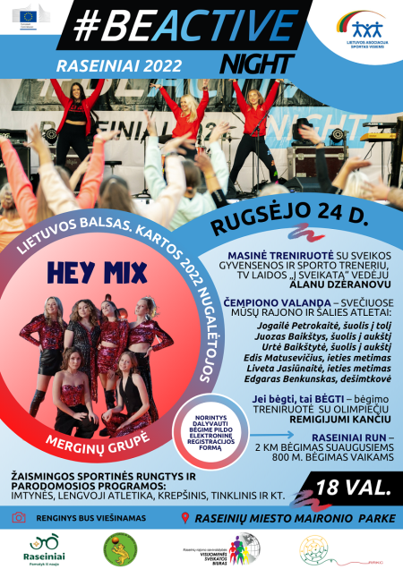 „BeActive Night Raseiniai 2022“