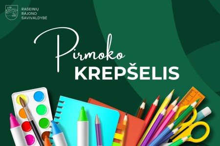 Rugsėjo 1-oji Raseinių rajono pirmokams: džiugi pradžia ir Savivaldybės mero dovana