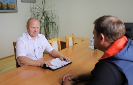 Vicemeras Kęstutis Užemeckas ir Seimo narys Arvydas Nekrošius aptarė gyventojams aktualius klausimus