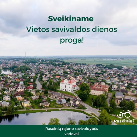 Sveikiname Vietos savivaldos dienos proga