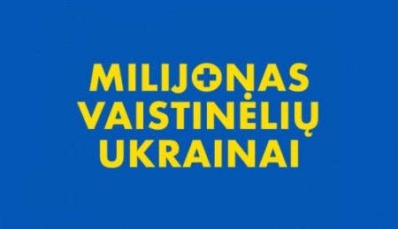 Vykdoma ambicinga pilietinė akcija „Milijonas vaistinėlių Ukrainai“